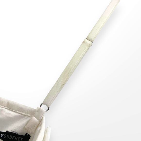 JAY GODFREY White Floral Lined Halter Sun Dress - Picture 10 of 11